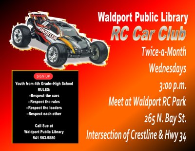Waldport Library RC Car Club!