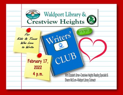 Young Writers' Zoom Club with  Elizabeth Ullmer, Crestview Heights Reading Specialist