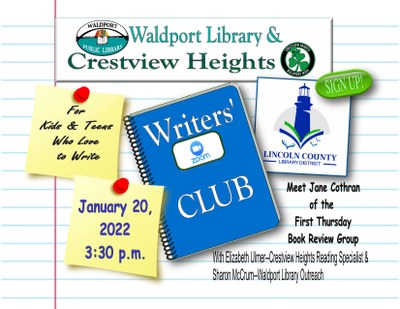 Young Writers' Zoom Online Club! ( For Kids thru Teens) Young Writers' Zoom Online Club! ( For Kids thru Teens)