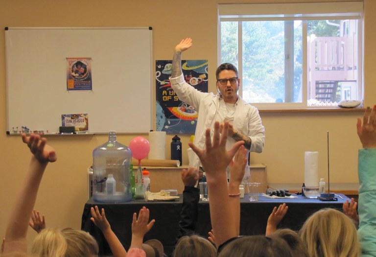 Explosion INC's, Aaron Berenbach, with science questions..