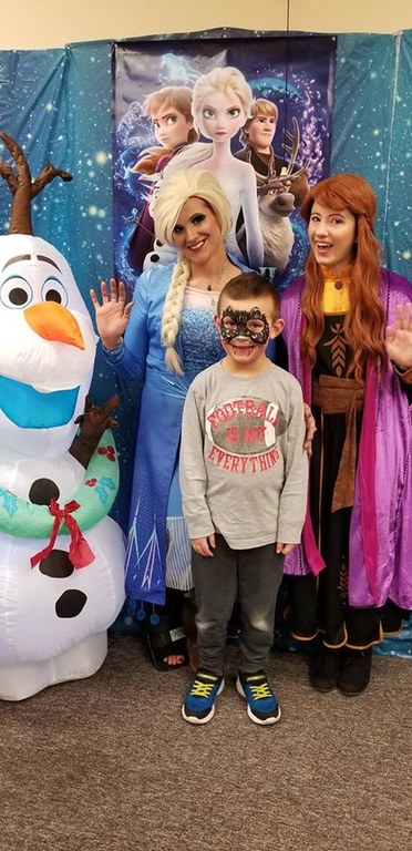 A Family Fun Night with Frozen Edu-Adventures! Thank you Elsa and Anna