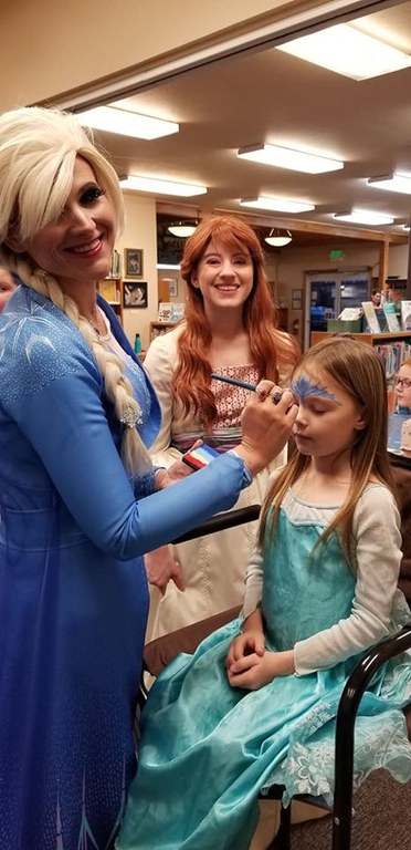 Frozen Family Face Painting by Elsa (Brandy Lynn)