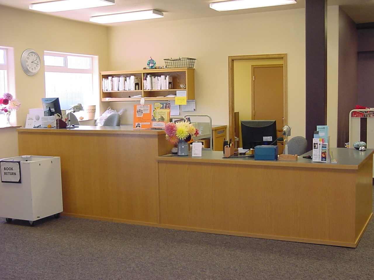 New Library Circulation Area