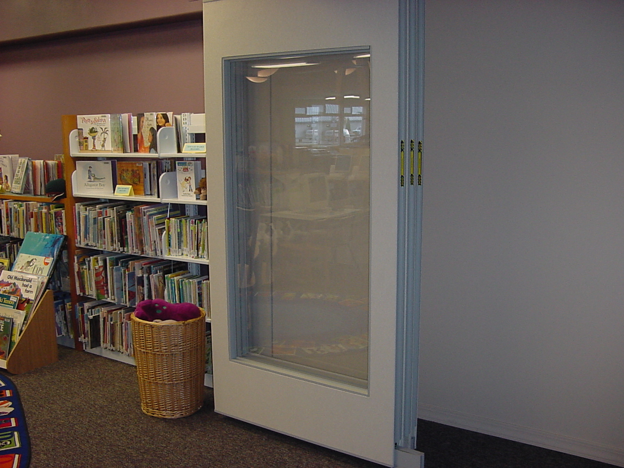 New library community meeting door!