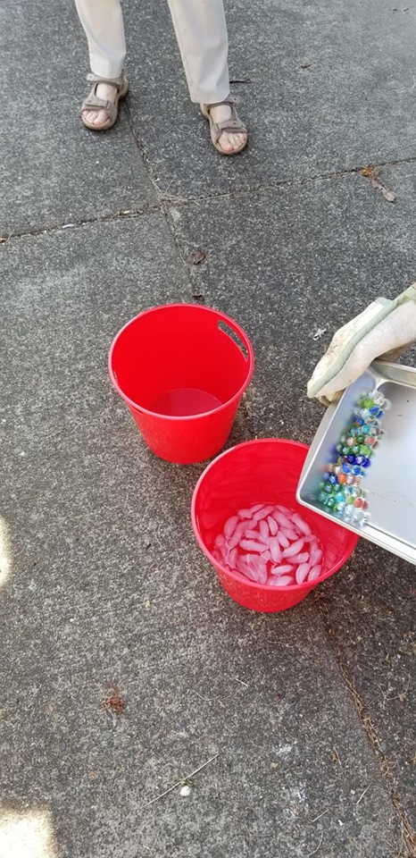 The science of ice cracking marbles..