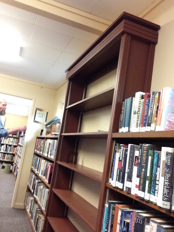 Darrel's classic constructed bookshelves