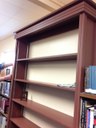 Our new fiction bookshelves- Yes!!