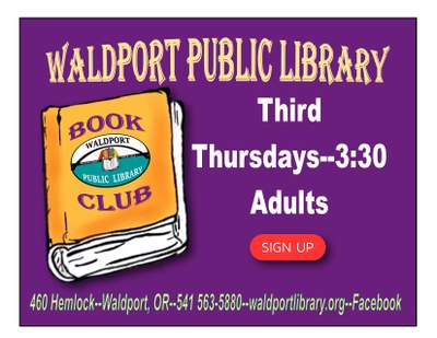 Waldport Library Book Club Waldport Library Book Club